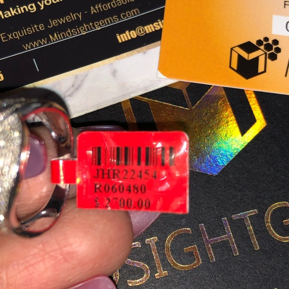 CERTIFIED Real Diamond Ring NOT CZ NOT FAKE. SALE - Picture 4 of 7